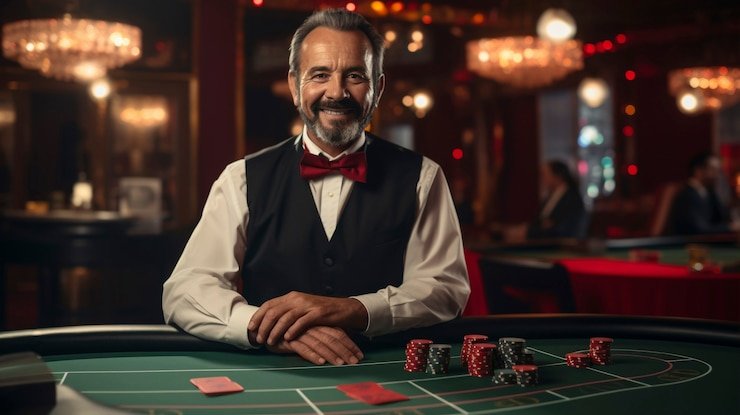 Andar Bahar live dealer table with card layout and betting positions